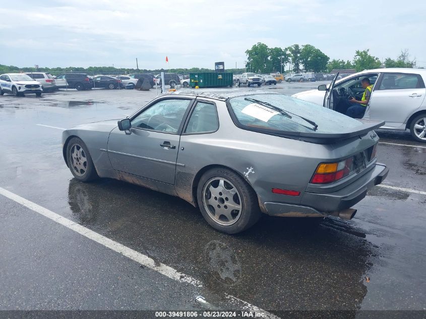 1987 Porsche 944 VIN: WP0AA2958HN152621 Lot: 39491806