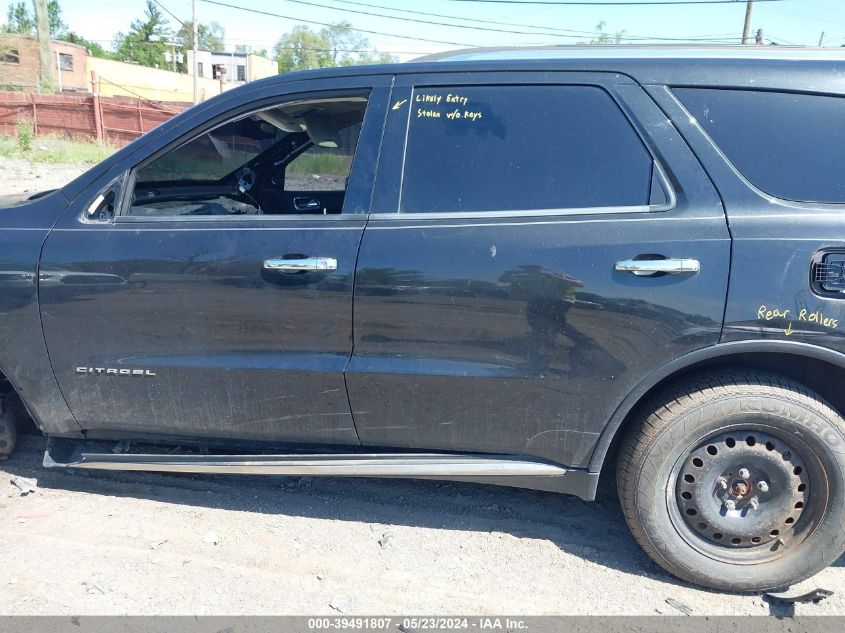 2015 Dodge Durango Citadel VIN: 1C4RDJEG5FC874357 Lot: 39491807