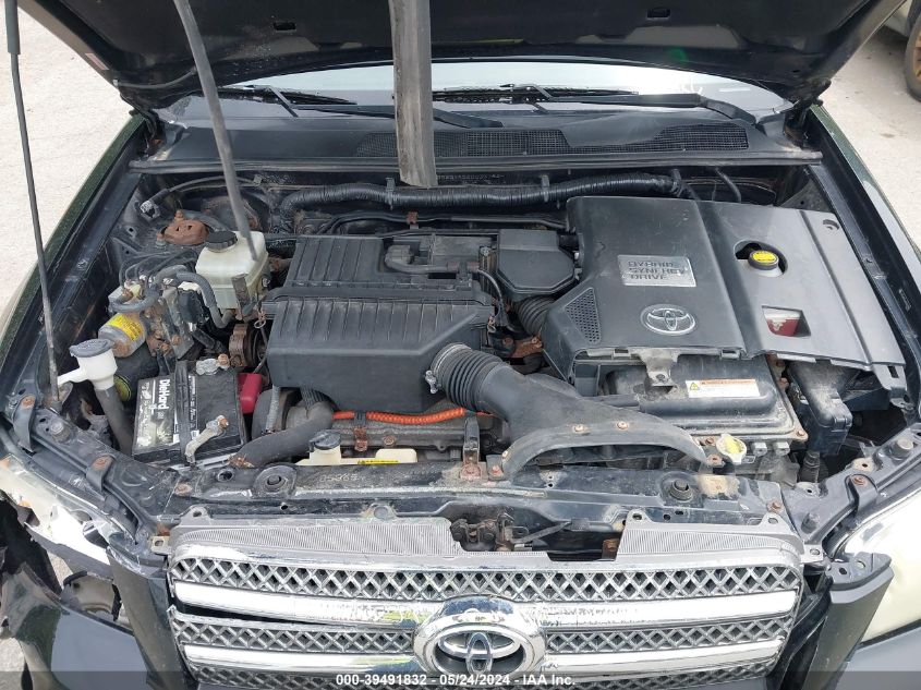 2006 Toyota Highlander Hybrid V6 VIN: JTEEW21A260033786 Lot: 39491832