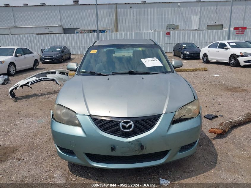 2004 Mazda Mazda3 I VIN: JM1BK12F741126608 Lot: 39491844