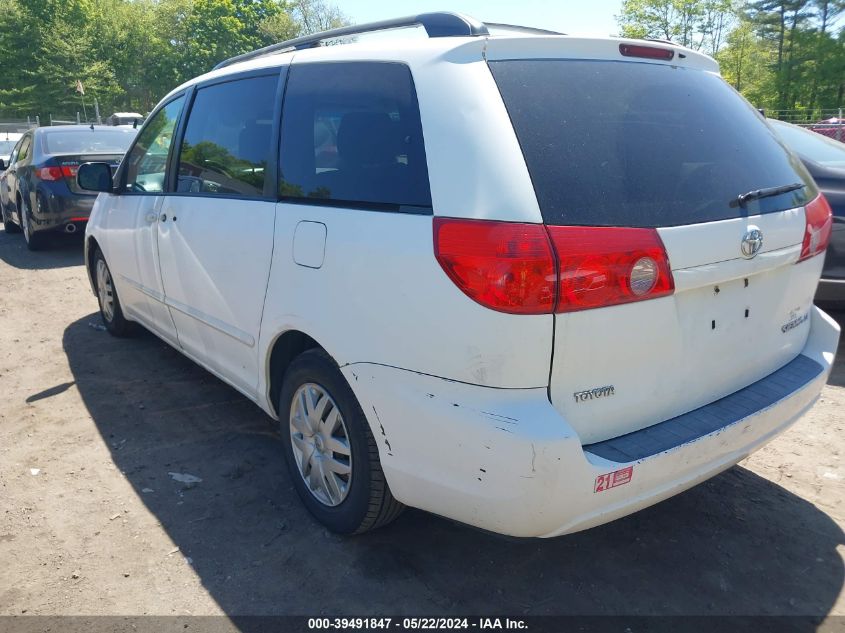 2007 Toyota Sienna Le VIN: 5TDZK23CX7S093085 Lot: 39491847