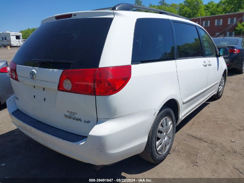 2007 Toyota Sienna Le VIN: 5TDZK23CX7S093085 Lot: 39491847