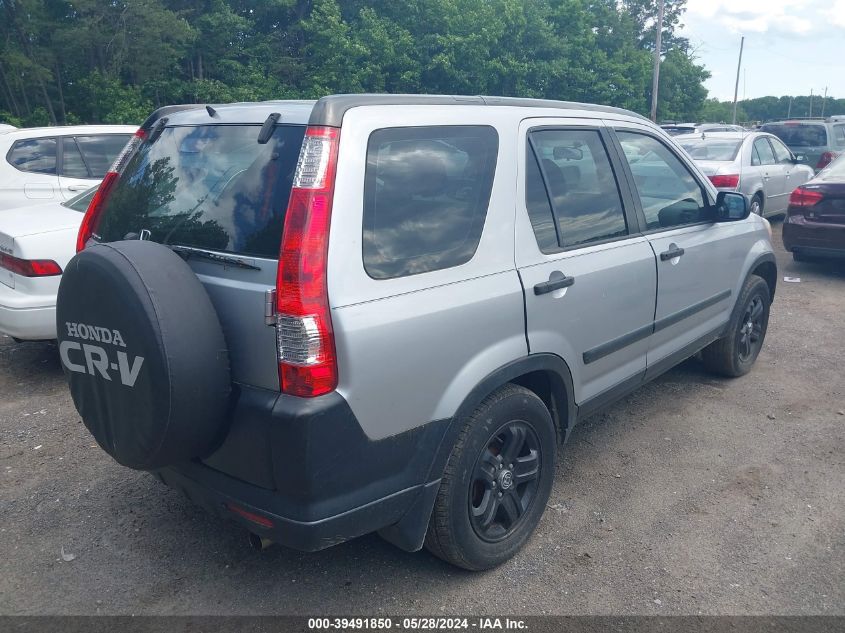 2005 Honda Cr-V Lx VIN: JHLRD78595C058220 Lot: 39491850