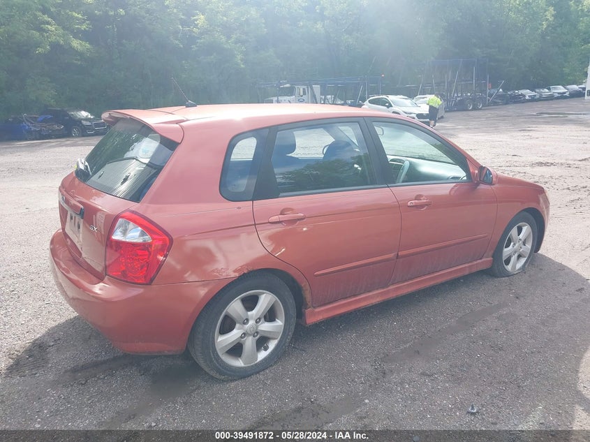 2007 Kia Spectra5 Sx VIN: KNAFE162175004014 Lot: 39491872