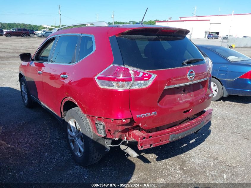 2016 Nissan Rogue Sv VIN: KNMAT2MVXGP668158 Lot: 39491876