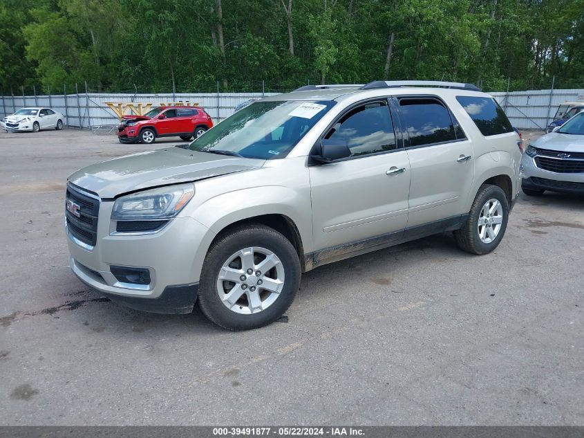 2014 GMC Acadia Sle-2 VIN: 1GKKRPKD5EJ376304 Lot: 39491877