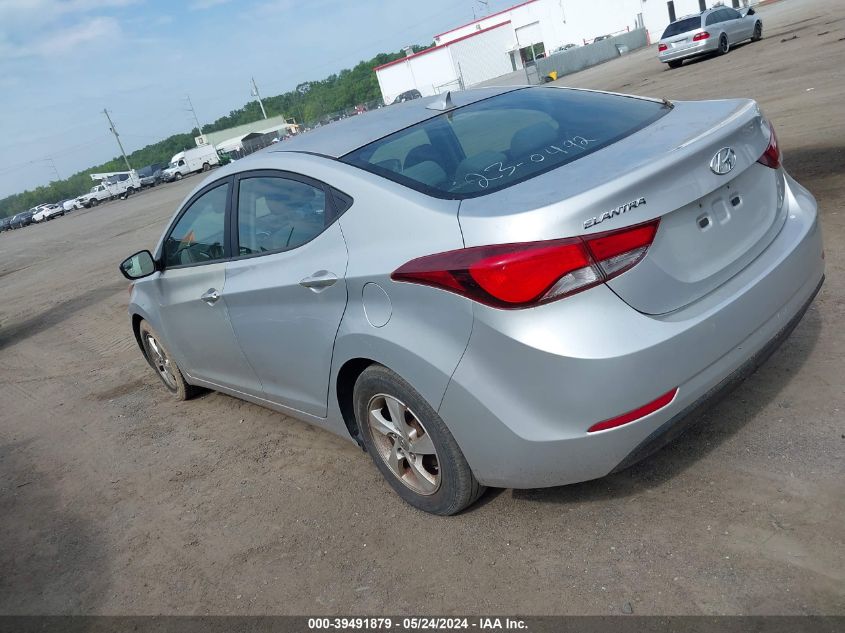 2014 Hyundai Elantra Se VIN: KMHDH4AE3EU071829 Lot: 39491879