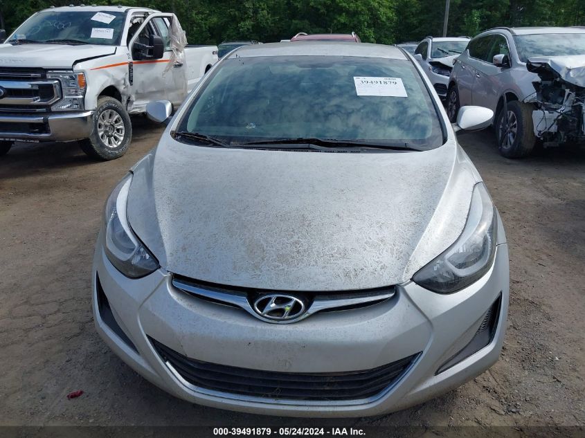 2014 Hyundai Elantra Se VIN: KMHDH4AE3EU071829 Lot: 39491879