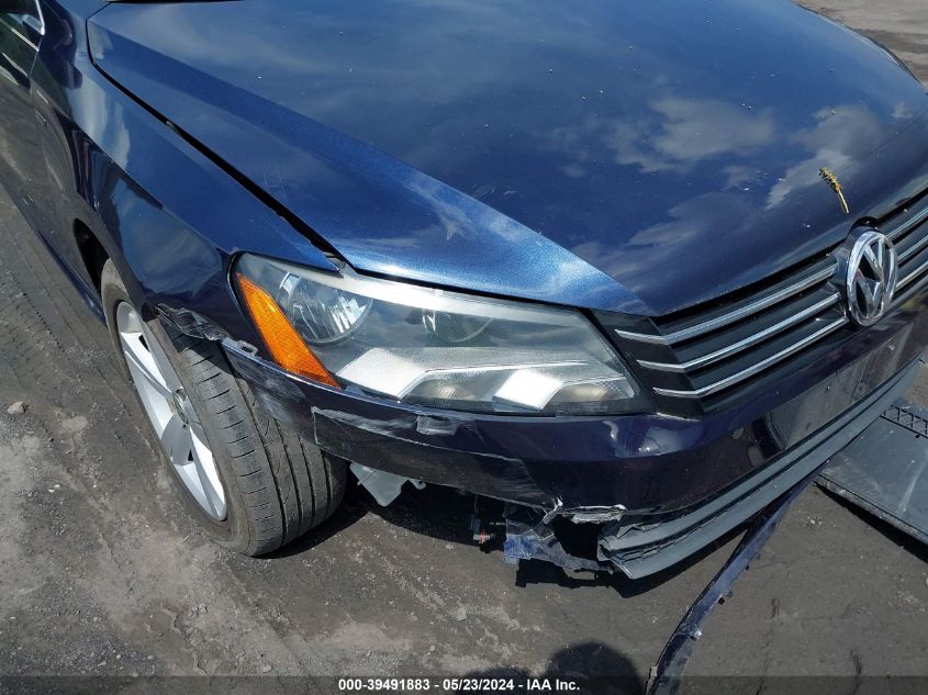 2015 Volkswagen Passat 1.8T Limited Edition VIN: 1VWAS7A37FC108474 Lot: 39491883