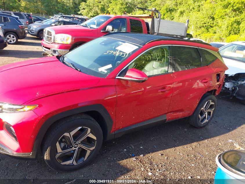 2022 Hyundai Tucson Limited VIN: 5NMJECAE4NH107576 Lot: 39491931