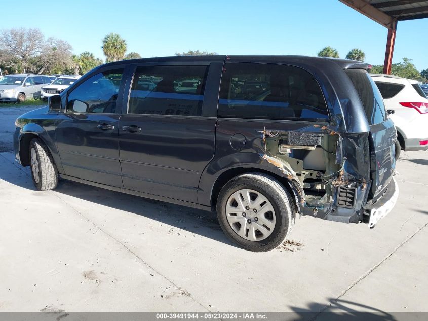 2014 Dodge Grand Caravan Se VIN: 2C4RDGBG8ER452922 Lot: 39491944