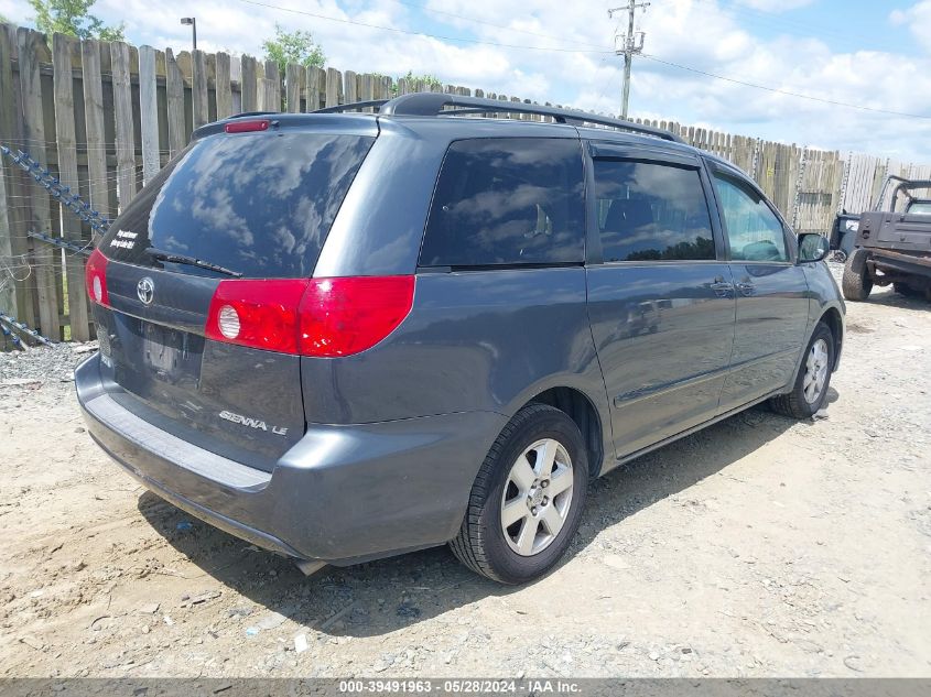 2010 Toyota Sienna Ce/Le VIN: 5TDKK4CC5AS289830 Lot: 39491963