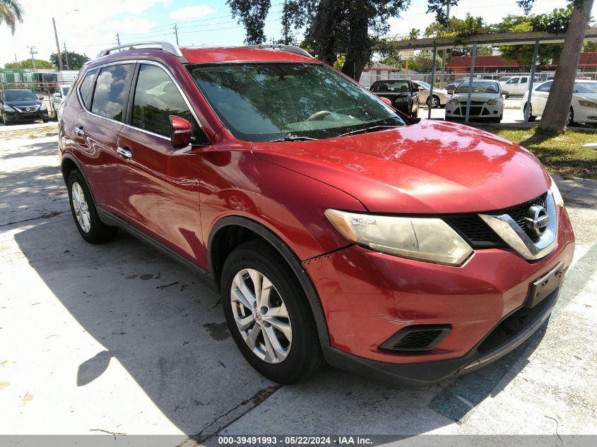 2014 Nissan Rogue Sv VIN: 5N1AT2MV1EC750697 Lot: 39491993