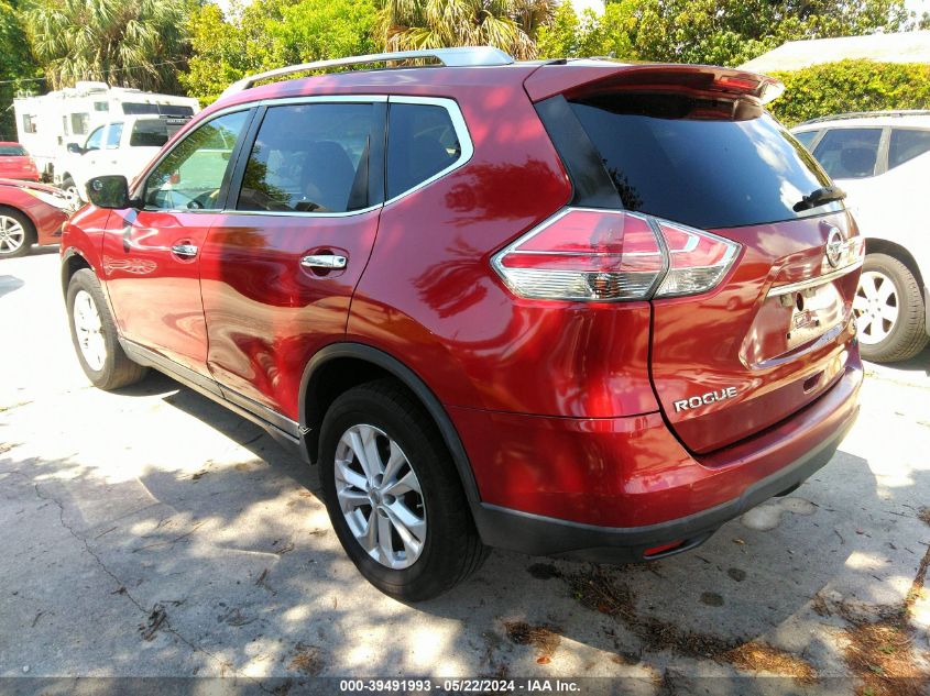 2014 Nissan Rogue Sv VIN: 5N1AT2MV1EC750697 Lot: 39491993