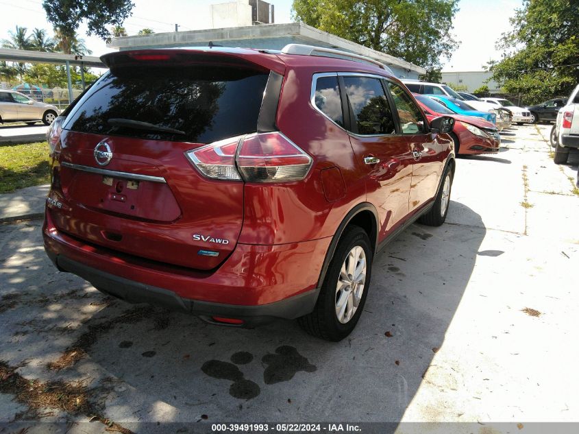 2014 Nissan Rogue Sv VIN: 5N1AT2MV1EC750697 Lot: 39491993