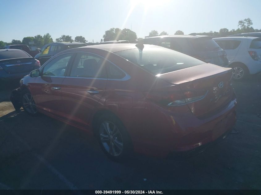 2018 Hyundai Sonata Sel+ VIN: 5NPE34AF6JH714758 Lot: 39491999