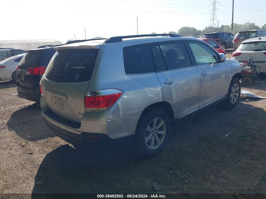 2013 TOYOTA HIGHLANDER PLUS/SE - 5TDBK3EH6DS239526