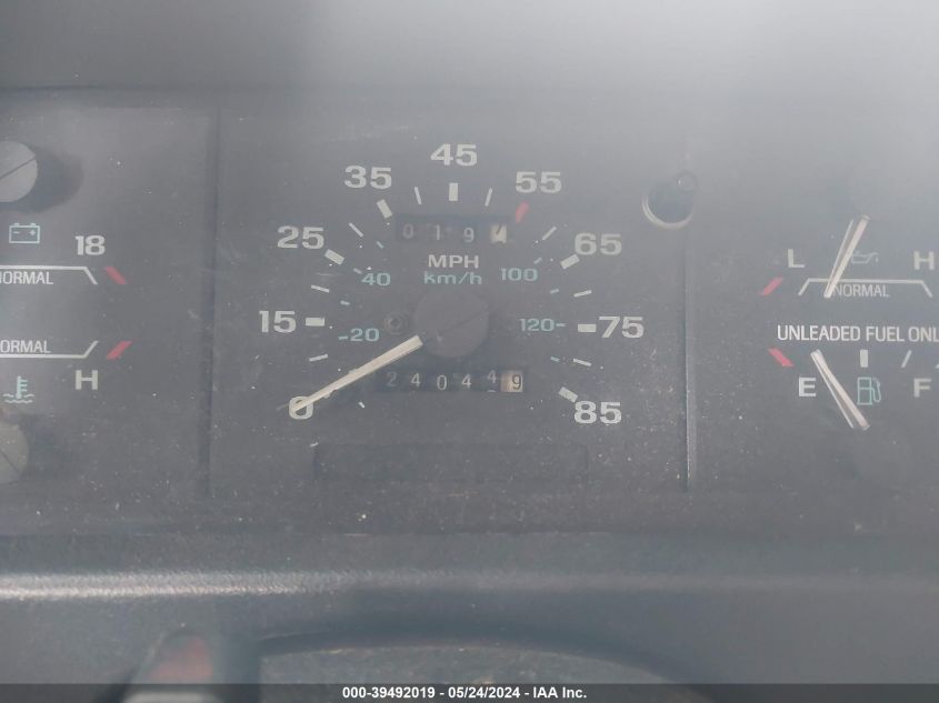 1993 Ford Ranger VIN: 1FTCR10A0PUB14911 Lot: 39492019