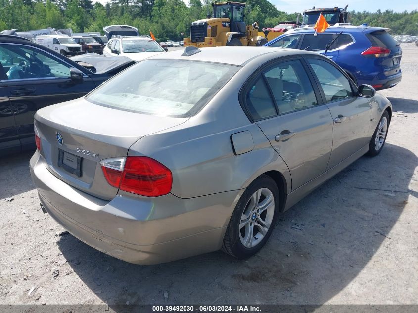 2008 BMW 3-Series VIN: WBAVC3578KP36833 Lot: 39492030