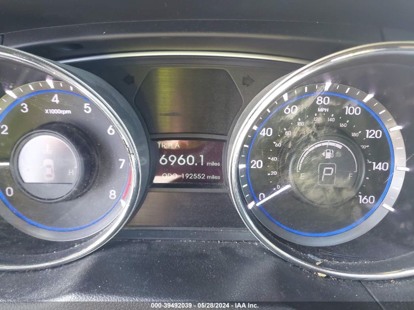 2013 Hyundai Sonata Gls VIN: 5NPEB4AC9DH788639 Lot: 39492039