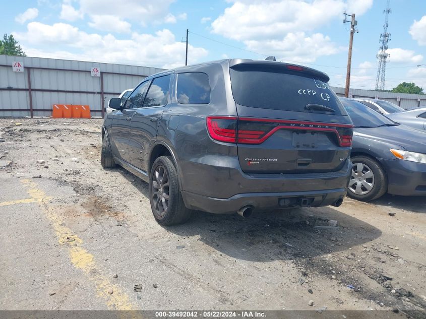 2017 Dodge Durango R/T VIN: 1C4SDHCT3HC606307 Lot: 39492042