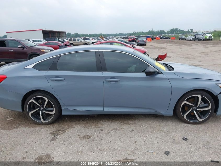 2021 Honda Accord Sport VIN: 1HGCV1F38MA086391 Lot: 39492047