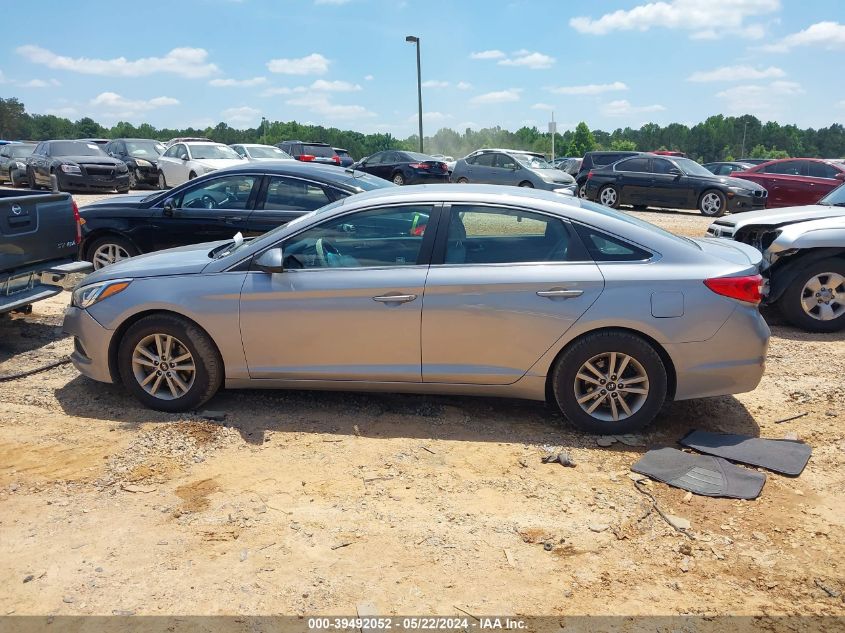 2017 Hyundai Sonata Se VIN: 5NPE24AF8HH585676 Lot: 39492052