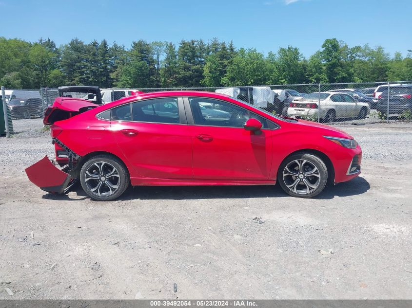 2019 Chevrolet Cruze Lt VIN: 1G1BE5SM6K7105801 Lot: 39492054