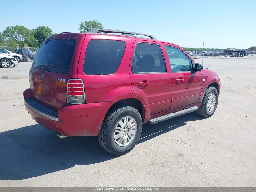 2005 Mercury Mariner Luxury/Premier VIN: 4M2CU57135DJ25291 Lot: 39492069