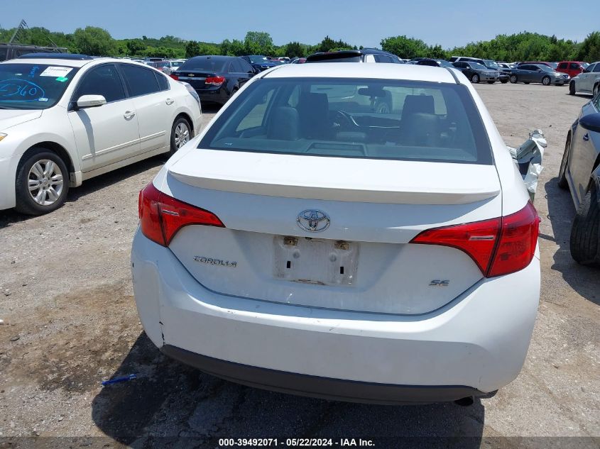 2017 Toyota Corolla Se VIN: 5YFBURHE2HP654520 Lot: 39492071