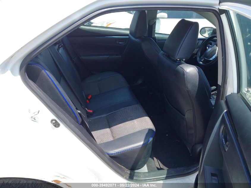 2017 Toyota Corolla Se VIN: 5YFBURHE2HP654520 Lot: 39492071