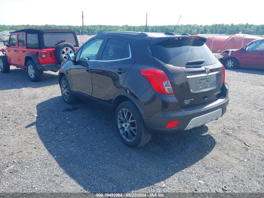 2016 Buick Encore Sport Touring VIN: KL4CJ2SMXGB557657 Lot: 39492085