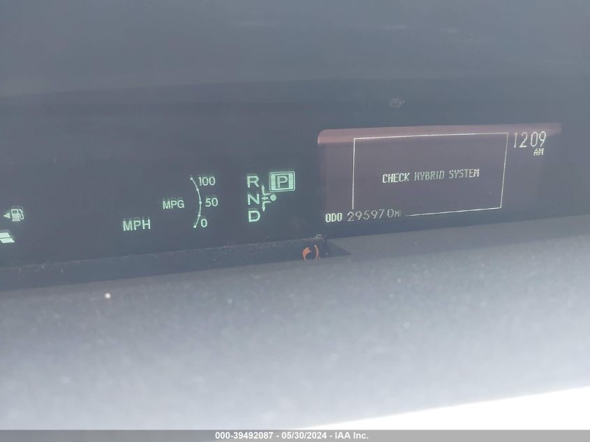 2010 Toyota Prius Ii VIN: JTDKN3DU5A0002370 Lot: 39492087