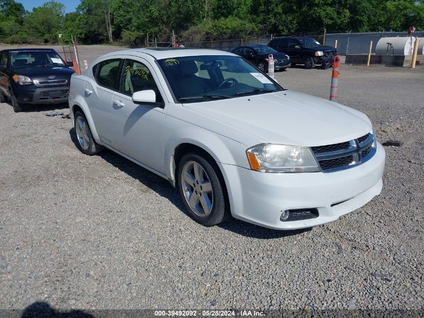 2013 DODGE AVENGER SXT - 1C3CDZCB1DN628617