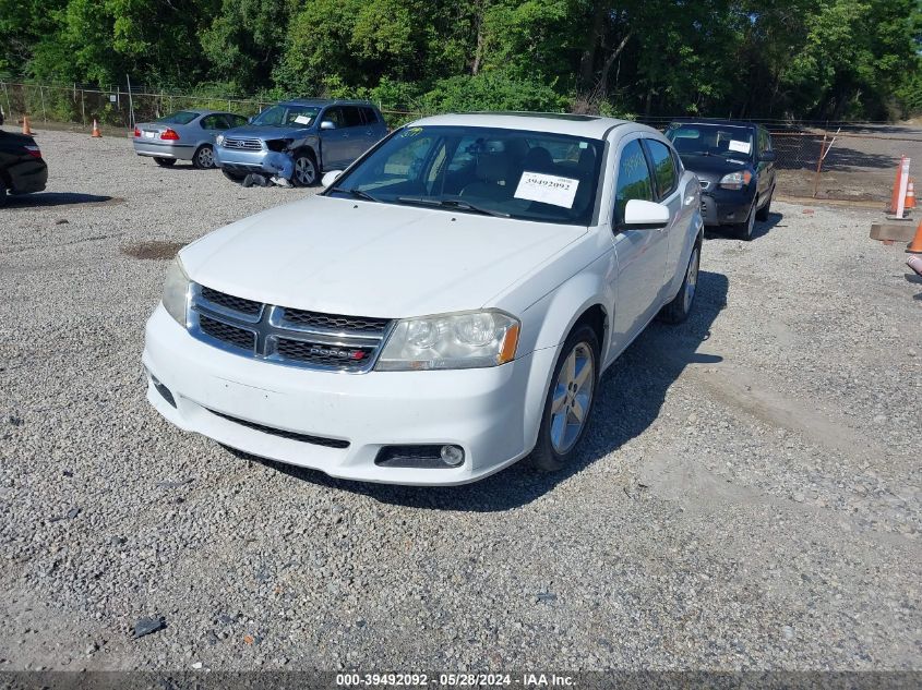 2013 Dodge Avenger Sxt VIN: 1C3CDZCB1DN628617 Lot: 39492092