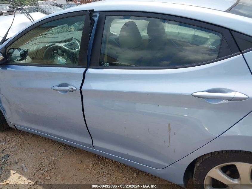 2012 Hyundai Elantra Limited (Ulsan Plant) VIN: KMHDH4AE8CU398286 Lot: 39492096