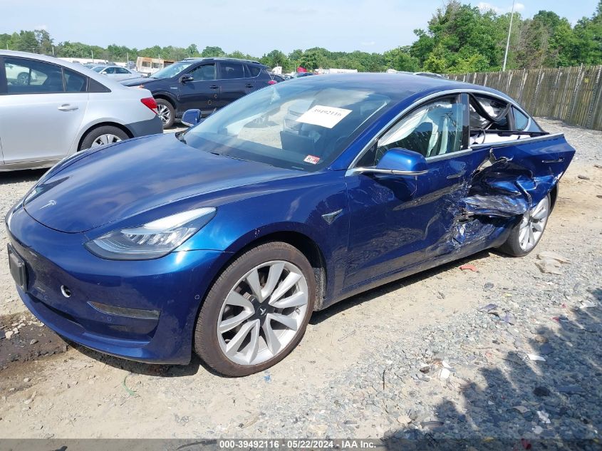 2018 Tesla Model 3 Long Range/Mid Range VIN: 5YJ3E1EA4JF024696 Lot: 39492116