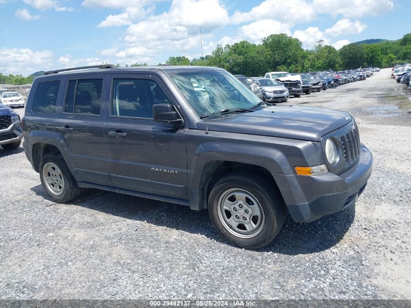 2016 Jeep Patriot Sport VIN: 1C4NJPBA7GD669371 Lot: 39492137