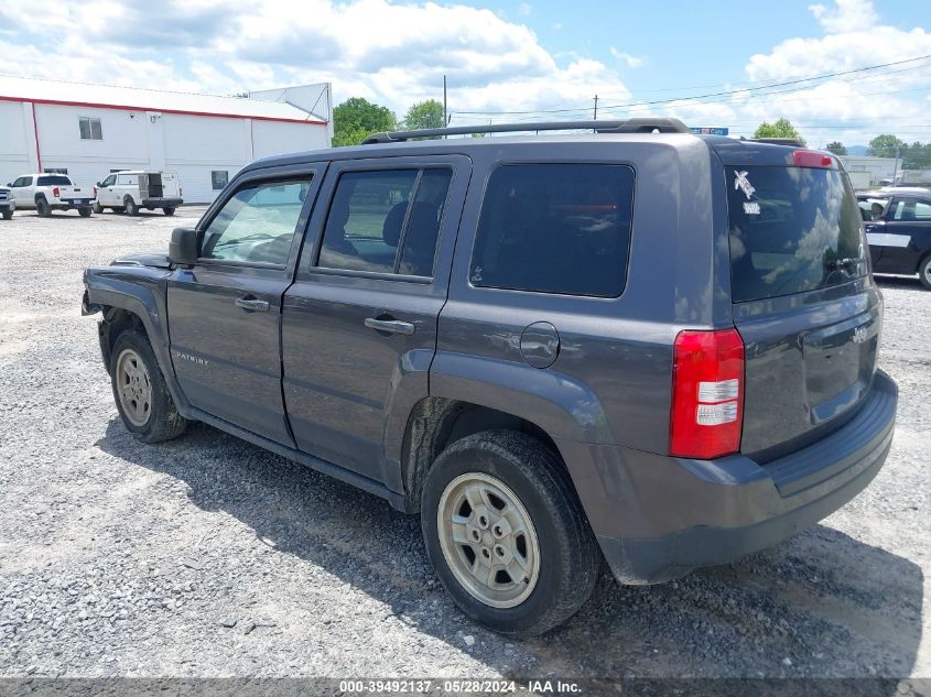 2016 Jeep Patriot Sport VIN: 1C4NJPBA7GD669371 Lot: 39492137