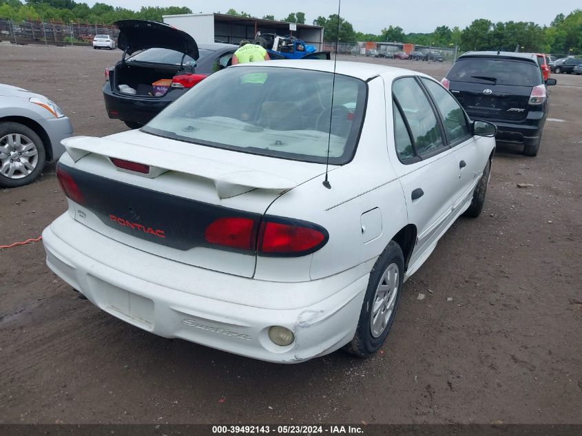 2001 Pontiac Sunfire Se VIN: 1G2JB524917353684 Lot: 39492143