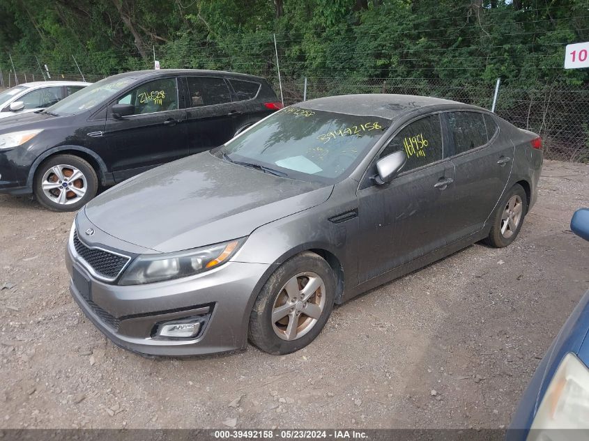 2014 Kia Optima Lx VIN: 5XXGM4A70EG261639 Lot: 39492158