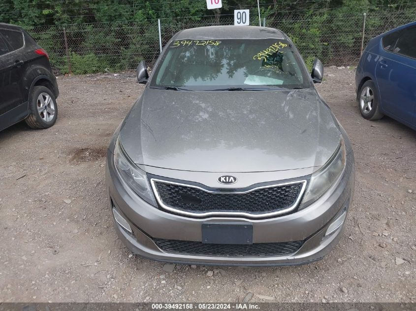 2014 Kia Optima Lx VIN: 5XXGM4A70EG261639 Lot: 39492158