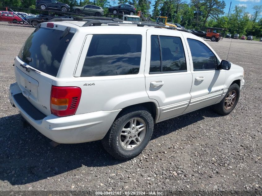 2000 Jeep Grand Cherokee Limited VIN: 1J4GW58N7YC292325 Lot: 39492163