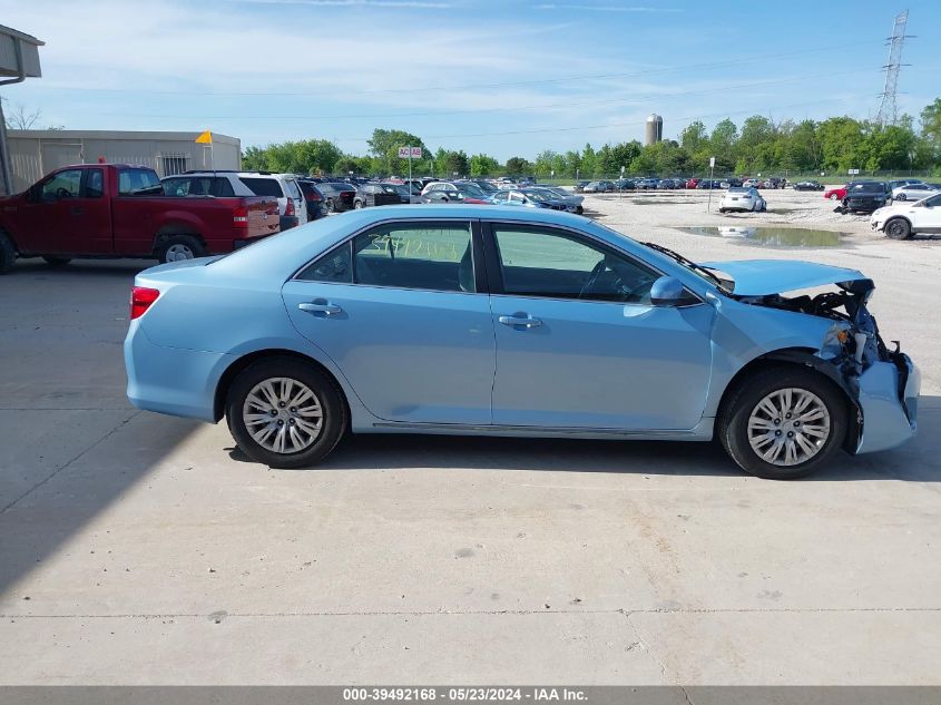 2012 Toyota Camry Le VIN: 4T4BF1FK8CR257329 Lot: 39492168