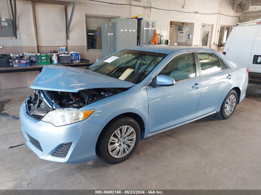 2012 Toyota Camry Le VIN: 4T4BF1FK8CR257329 Lot: 39492168