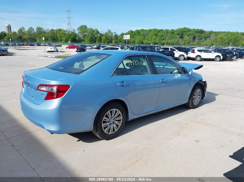 2012 Toyota Camry Le VIN: 4T4BF1FK8CR257329 Lot: 39492168