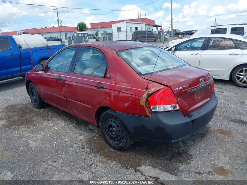 2009 Kia Spectra Ex VIN: KNAFE222195642777 Lot: 39492190