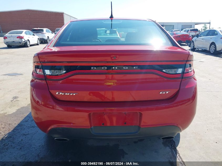 2016 Dodge Dart Gt VIN: 1C3CDFEB3GD701816 Lot: 39492195