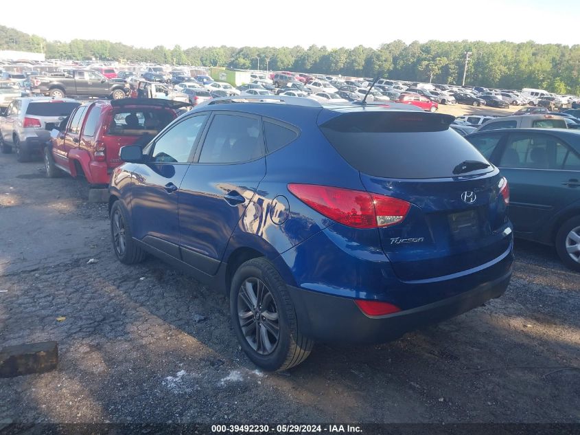 2014 Hyundai Tucson Se VIN: KM8JU3AG4EU790601 Lot: 39492230