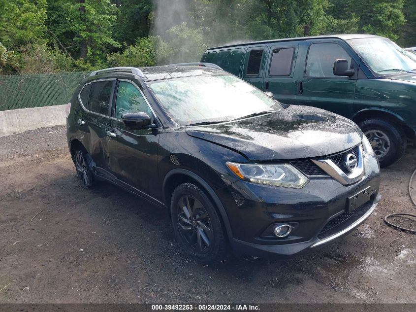 2016 Nissan Rogue S/Sl/Sv VIN: 5N1AT2MV3GC794039 Lot: 39492253